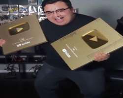 He has earned two gold Play Buttons by YouTube for gaining six million subscribers on his channel.